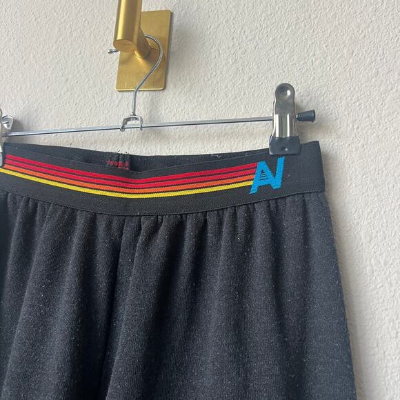 Aviator Nation Rainbow Stripe Black Sweatpants Size XS - Picture 3 of 5